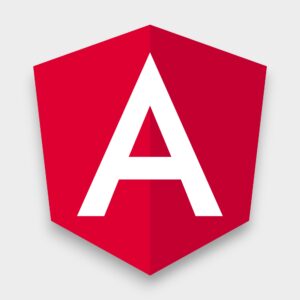 Logo Angular. Le framework de développement web utilisé par Polygon pour créer des applications modernes à Dakar.