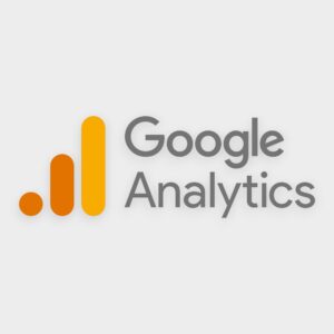 Logo Google Analytics. Outil d'analyse de trafic web et de performance SEO utilisé par Polygon à Dakar.