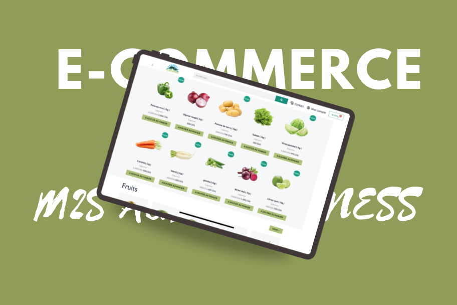 Site e-commerce agroalimentaire M2S Agrobusiness réalisé par POLYGON