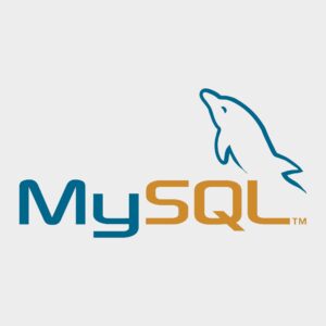 Logo MySQL. Système de gestion de base de données utilisé par Polygon pour le développement et l'intégration de solutions à Dakar.