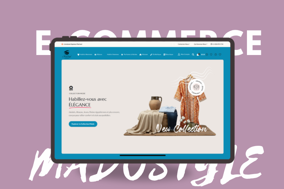 Création site e-commerce Madostyle.ca par l’agence web POLYGON